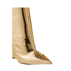 Wedged Heel Knee High Boots