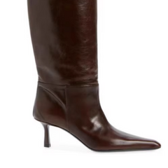 Kitten Heel Knee High Boots