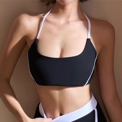 Yoga Pilates Strappy Fitted Sports Bra