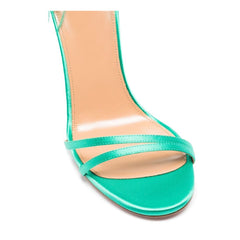 Feather Mid Heel Sandals - 7.5cm