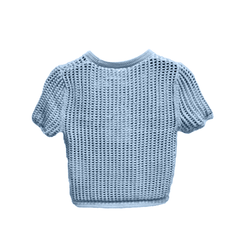 Cut Out Knitwear Cropped Top