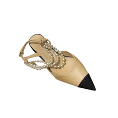 Ankle Pearl Flat Sandals