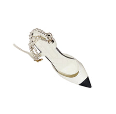 Ankle Pearl Flat Sandals