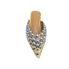 Studded Slippers Slides