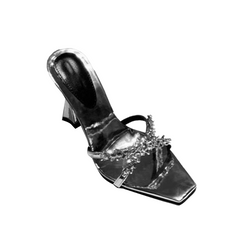 Diamante Mules Sandals