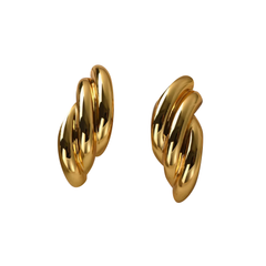 Striped Earrings - Pair