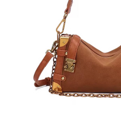 Metal-Plated Cross Body Bag