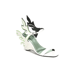 Ankle Strap Wedged Heel Sandals - 7cm