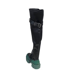 Lace Up Over The Knee Boots