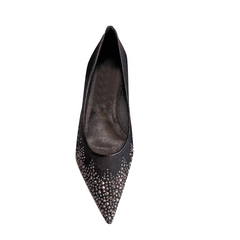 Diamante Mid Heel Pumps