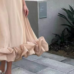 Ruffled Hem Cami Dress