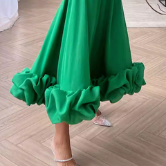 Ruffled Hem Cami Dress