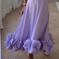 Ruffled Hem Cami Dress