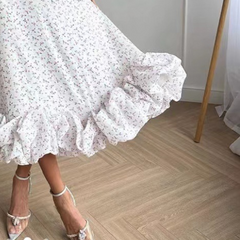 Ruffled Hem Cami Dress