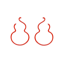 Calabash Earrings - Pair