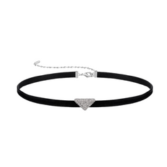 Diamante Triangle Necklace