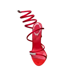 Diamante Wrap High Heel Sandals