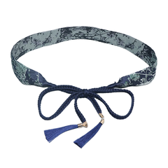 Fringed Lace Up Girdle Belt