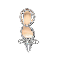 Diamante Bow Ankle Strap Platform Sandals