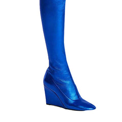 Wedged Heel Over The Knee Boots