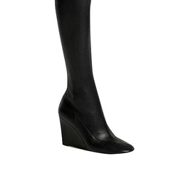 Wedged Heel Over The Knee Boots