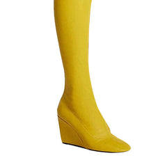 Wedged Heel Over The Knee Boots