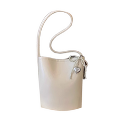 Pearl Bow Bucket Bag