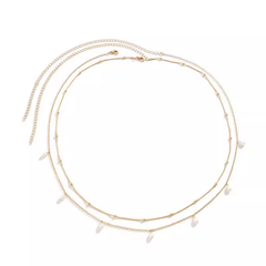 Pearl Double Layers Waist Chain