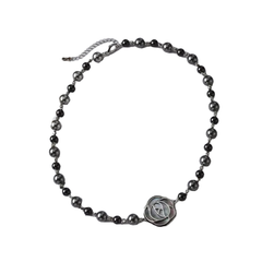 Rose And Pearl Necklace