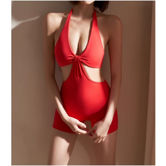 Yoga Pilates Cut Out Fitted Bodysuit