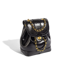 Metal Lock Backpack Bag