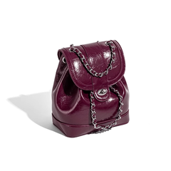 Metal Lock Backpack Bag