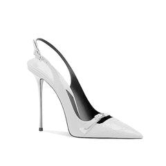 Buckled High Heel Sandals - 10cm