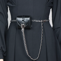 Metal Lock Mini Cross Body Bag