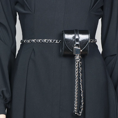 Metal Lock Mini Cross Body Bag