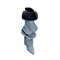 Button Knee High Boots