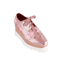 Star Lace Up Oxfords Platform Sneakers