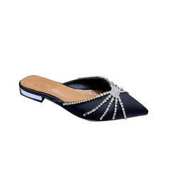 Diamante Slippers Slides
