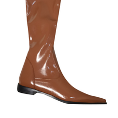 Patent Leather Over The Knee Boots