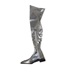Patent Leather Over The Knee Boots