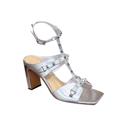 Studded High Heel Sandals