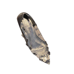 Diamante PVC High Heel Pumps