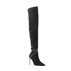 Wrap Stiletto Heel Over The Knee Boots