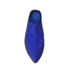 Diamante Platform Mules Sandals