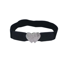 Diamante Heart Girdle Belt