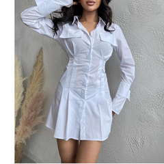 Long Sleeves Shirt Dress