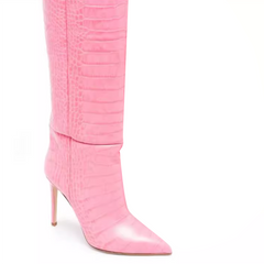 Stiletto Heel Knee High Boots