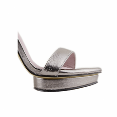 Platform Leather High Heel Sandals - 12cm