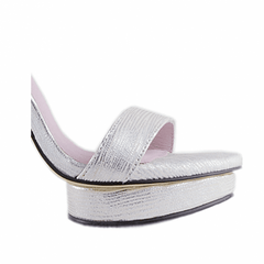 Platform Leather High Heel Sandals - 10cm