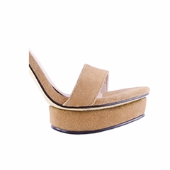 Platform Suede High Heel Sandals - 12cm
